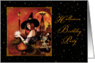 Halloween Birthday Party Invitation - Witch Magical Night card