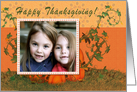 Happy Thanksgiving - Pumpkin Patch Photo Card