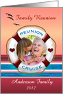 Family Reunion Cruise Party Sunset View Photo Invitation card