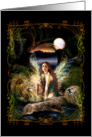 The Guardian - Fairy with Lions card