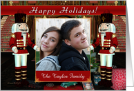Nutcrackers Happy Holidays Photo Card - Nutcrackers, card