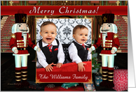 Nutcracker - Merry Christmas - Your Photo Here Card