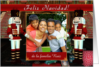 Feliz Navidad Spanish - Merry Christmas - Nutcracker photo card