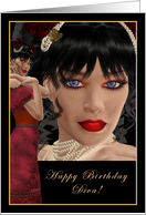 Drag Queen - Happy Birthday - Diva Card