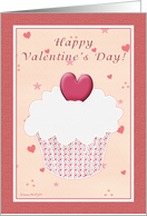 Happy Valentine’s Day - Cupcake card