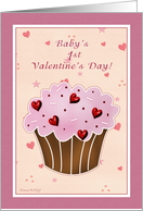 Baby’s First Valentine’s Day - Cupcake card
