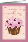 Baby’s First Valentine’s Day - Cupcake card