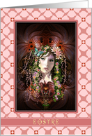 Eostre - Vernal Equinox - Spring Goddess - Ostara card
