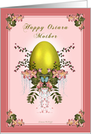 Mother - Happy Ostara - Vernal Equinox - Spring Floral Ostara Egg card