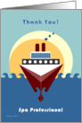 Spa Professional - Thank You - Cruise Gratuity Tip Card
