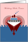 Wedding Bells Cruise Invitation card