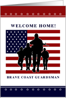 Coast Guard - Welcome Home Guardsman card