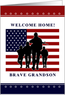 Grandson - Welcome home from military card