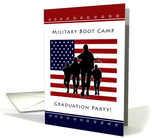 Military Boot Camp Graduation Party Invitation card (828358)