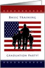 Military Basic Training Graduation Party Invitation card