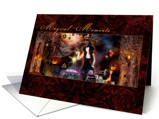 Magical Moments - Magical Witch card (836334)