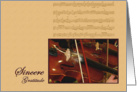 Violin Sincere Gratitude - Thank You Teacher card