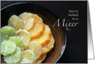 You’re Invited - Business Mixer - Lemon Lime Orange Bowl card