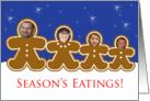 Season’s Eatings-Gingerbread Family card