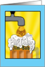 Happy 40th Birthday On Tap-Jim Bob card