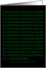 Happy SysAdmin Day in Binary--It’s all geek to me! card