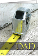 Nobody measures up to Dad, Happy Father’s Day card