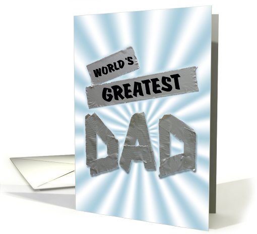 World's Greatest Dad-Father's Day card (621867)