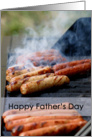 Happy Father’s Day-Hot Dogs On the Grill card