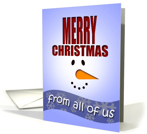 From All-Merry Christmas-Snowman face and hat card (674836)