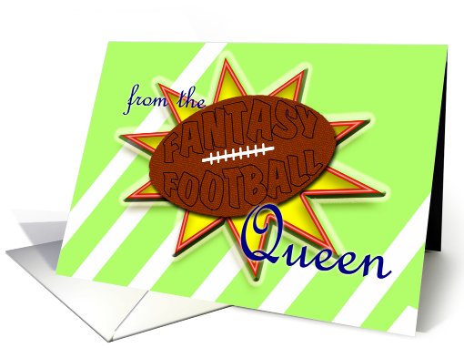 Fantasy Football- Royal Whipping card (729534)