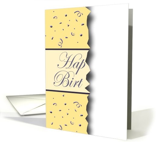 Half Birthday-Half a card (757733)