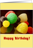 Happy Birthday-I hope it’s a sweet one!-gumdrops card