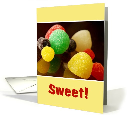 Sweet!-Congratulations! gumdrops card (758209)