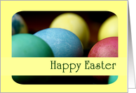Happy Easter-Colored Eggs card