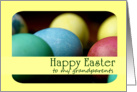 Happy Easter Grandparents-Colored Eggs card