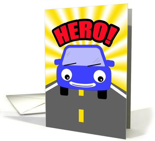 Heroes Drive Carpool--Thank You! card (825866)