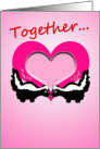 Together We Make Perfect Scents...Skunks in Love card