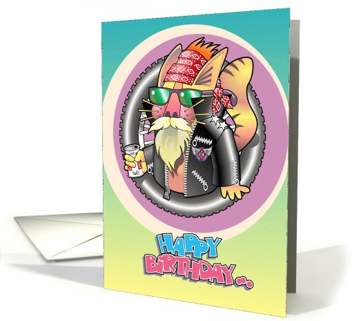 Hell's Kitty Birthday card (619350)
