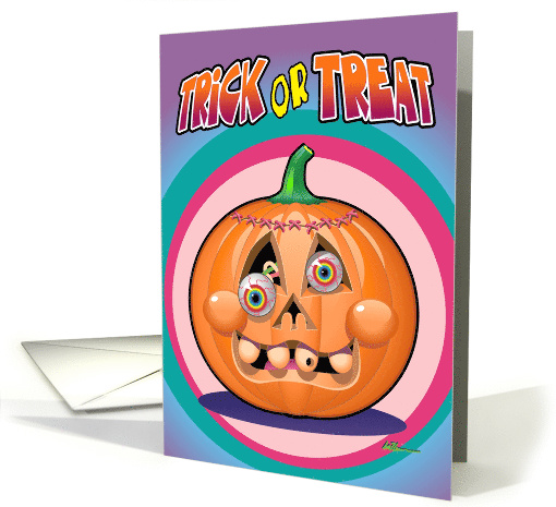 Trick or Treat Pumpkin card (633655)