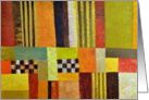 Color and Pattern Abstract card
