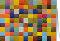 Color and Texture Study card