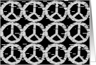 Peace Symbol card