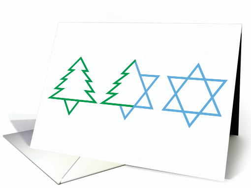 Interfaith Star and Tree card (921630)