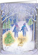 Interfaith Holiday Sleds card