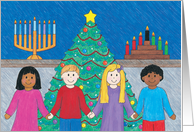 Interfaith Holiday Kids card