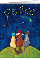 Multicultural Peace Cats and Dogs card
