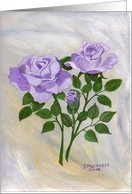 Lavender Roses card