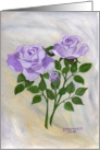 Lavender Roses card