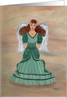 Angel, Green dress card
