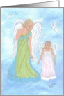 Angels and Doves, note card